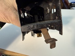 Vintage Marx O-gauge toy locomotive featuring tin lithography construction