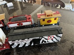 BACHMANN G SCALE EMMETT KELLY Jr CIRCUS STEAM LOCOMOTIVE +TENDER ANIMALS CABOOSE