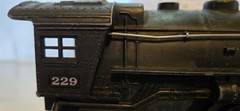 Lionel No. 229 2-4-2 “O” Gauge Steam Locomotive With Plates, Black
