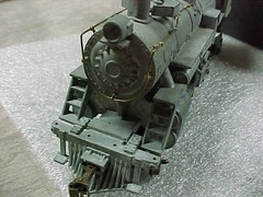 Roundhouse HO 4-4-2 Steam Locomotive Kit ( started )