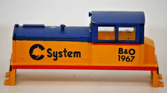Model Power HO Loco DDT 1967 Chessie / B&O 1967 System Railroad Train – Shell