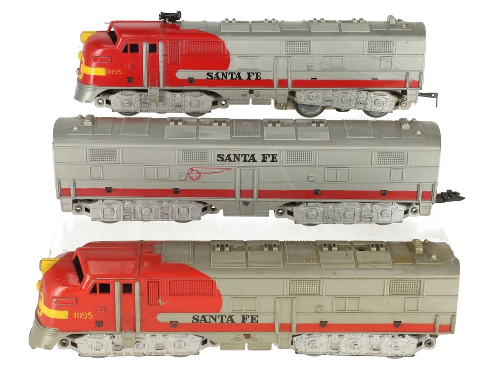 Marx 1095 Vintage O Santa Fe ABA Diesel Locomotives