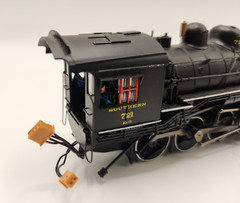 HO Bachmann Spectrum Southern Pacific Locomotive #2866 Missing Coupler Untested