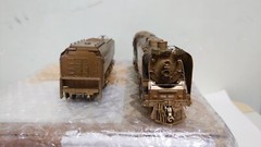 United PFM Brass Union Pacific FEF-1 #803 4-8-4 Steam Locomotive with Tender