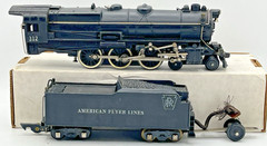 1948-’49 American Flyer S Gauge #312 Pacific Loco/Tender In Excellent Condition