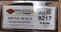 N Broadway Limited 9217 F3A Sacramento Northern Rd# 301D Paragon4 DC/DCC -S
