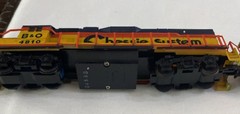 Vintage Life-Like Chessie System B&O 4810 Train Locomotive & 4 Cars in Boxes
