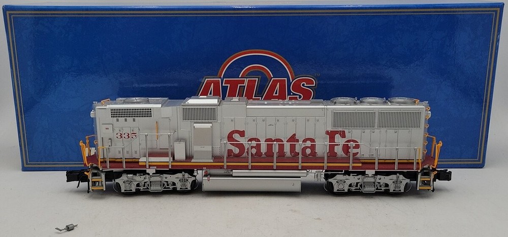 Atlas 1292-6 O Santa Fe GP60B Diesel Locomotive w/TMCC #335 EX/Box