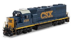 Athearn Genesis HO EMD GP39-2 CSX Transportation CSXT #4300 DC LED ATHG66249