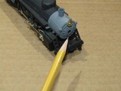 Mehano RSO ATEST Z-75157 Steam Locomotive 3267 Power w/tender NYC (no headlight)