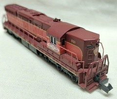 Life Like 7733 ~ SD7 Loco EMD Demo #991 Locomotive ~ N Scale Model Train