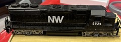 Bachmann HO Scale NW 8824 Engine. ( B 4 )