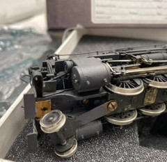 PFM UNITED HO BRASS L-1 2-8-2 LOCOMOTIVE AND TENDER WITH BOX FREE SHIPPING