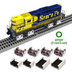 O GAUGE ROLLERS (2-RAIL & 3-RAIL) W/ WHEEL CLEANING ACCESSORIES (RR-O3-04) (SP)