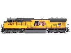 Overland OMI UP SD70M Union Pacific Flared Radiators #4842 HO Brass #087010039.1
