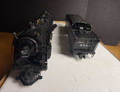 K-LINE K3270 NYC HUDSON STEAM LOCOMOTIVE 5344W AND 5344 TENDER O GAUGE