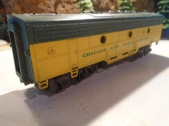 HO SCALE CHICAGO AND NORTH WESTERN DUMMY DIESEL B UNIT 5-108-1-5