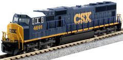 KATO 1767616 N SCALE EMD SD70M Flat Radiator CSX #4697 DC, DCC READY 176-7616