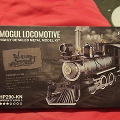 Piececool Mogul 2-6-0 Steam Locomotive Metal Model Kit Unassembled HP290-KN