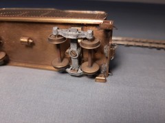 HO Brass United Models PFM Baldwin Coal to Oil Tender 29′ 8000 gallon Atlas