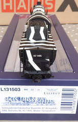 Liliput 131503 H0 Steam Br 42 1486 Winter-Tarnanstrich The DRG Epoch 2 Dss