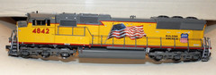 Overland OMI UP SD70M Union Pacific Flared Radiators #4842 HO Brass #087010039.1
