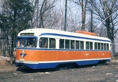 Bowser HO Scale, PCC Car, Philadelphia (SEPTA) Car #2243 Gulf Oil Scheme.