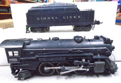 Lionel Pre War O Gauge 225E Loco & 2235W Whistle Tender