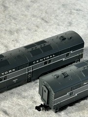 Vintage Life Like New York Central RR Lightning Scheme E-7 Loco Set A/B N Gauge