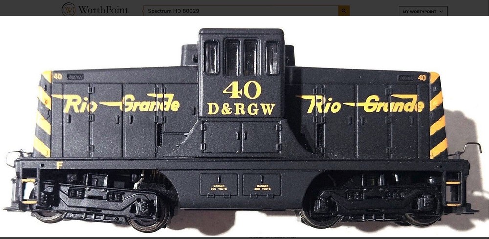 Denver Rio Grande Western D&RGW #40 GE 44 Ton Diesel Switcher Spectrum HO 80029