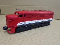 Lionel Postwar 211 Texas Special AA Red Alco Diesel Set Tested