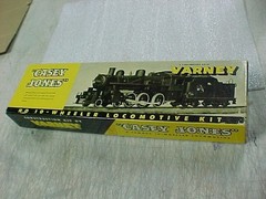 A Rare Varney 1950’s HO Scale Die Cast Casey Jones Famous 10 Wheeler Kit
