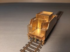 HO Brass United Models PFM Baldwin Coal to Oil Tender 29′ 8000 gallon Atlas