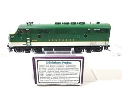 Division Point Ajin SR EMD F3A Southern Railway Green/Light Gray HO Brass Model