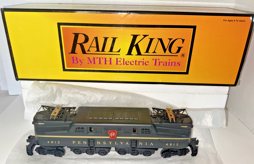 MTH RAIL KING O GA 30-2515-1 PRR GG-1 4812 DUAL MOTOR ELECTRIC ENGINE W/PS-2 OB