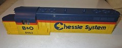 LIONEL #8463 B&O CHESSIE SYSTEM,GP-20 BODY