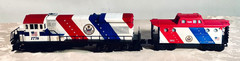 Vintage Lionel Spirit of ‘76 6-1776 Seaboard U36B Diesel Loco 6-7600 N5C Caboose