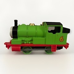 Vintage ERTL Percy The Small Engine 7” Die Cast Pull Back Train Working 1987