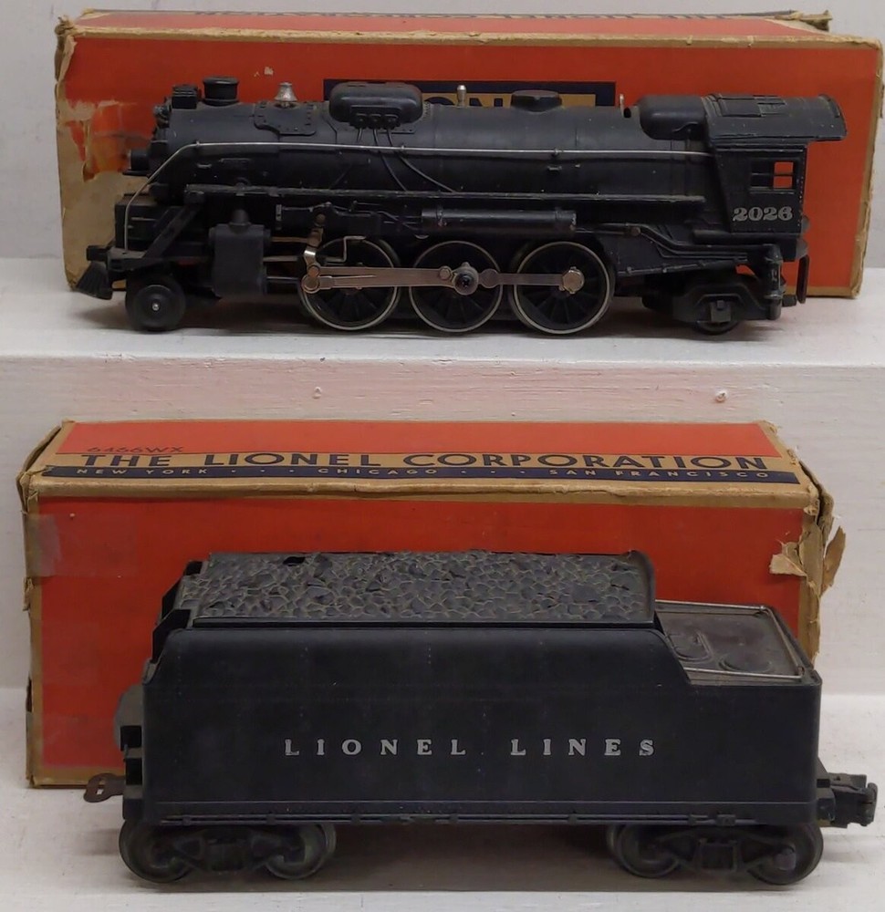 Lionel 2026 Vintage O 2-6-4 Diecast Steam Locomotive With 2466WX Tender/Box