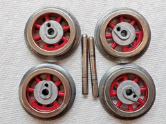 PREWAR LIONEL TRAIN 257 258 261 262E STEAM ENGINE SET DRIVE WHEEL W/ AXLES SW5