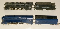 American Flyer 322AC 4-6-4 Steam Loco & Tender ~ The Royal Blue ~ Parts / Repair