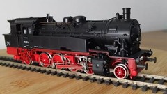 Roco 04122A HO gauge DR BR 93 / T14 steam locomotive in black livery
