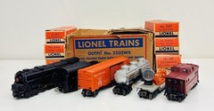 Lionel Postwar 2203WS Freight Set w/ Boxes S-2 681 2046W 6464 3520 6415 6417