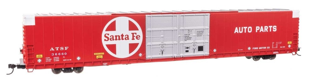 102109 Walthers HO 86′ Pullman-Standard Double-Door Hi-Cube Boxcar SF #36660