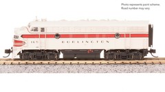 Broadway 9246 EMD F7 AB, CBQ 169A/169B, A-unit Paragon4 Sound/DC/DCC, Unpowered