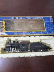 AHM Union Pacific 0-4-0 Switcher HO Scale Black Steam Locomotive (New)