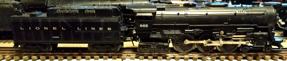 Lionel 665 HUDSON WITH 6026W in VG Cond. OBS.