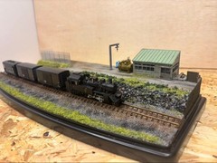 KATO Handmade Local Freight Line Diorama with Case Realistic Work Area Model