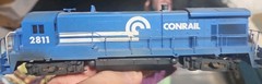 athearn ho scale locomotive U23-B Custom Weathered Conrail #2811