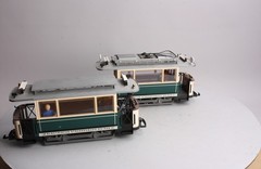 LGB 21355 G Scale Electrische Strassenbahn Weimar Trolley Set LN/Box